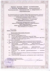 Область аттестации
